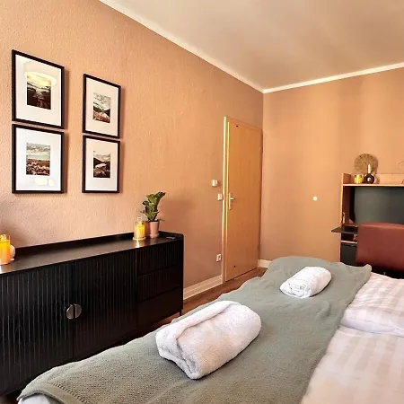 Designer-apartment Mit Balkon Und Kaffeebar, Elbnah 马格德堡