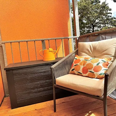 Designer-apartment Mit Balkon Und Kaffeebar, Elbnah * Magdeburgo