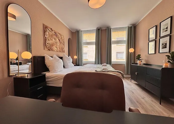 Designer-apartment Mit Balkon Und Kaffeebar, Elbnah Apartamento