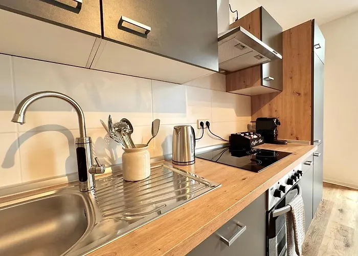 Designer-apartment Mit Balkon Und Kaffeebar, Elbnah *