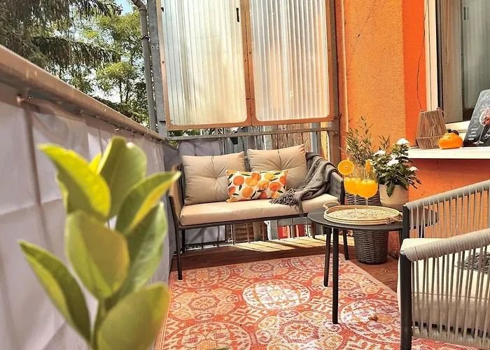 Designer-apartment Mit Balkon Und Kaffeebar, Elbnah * Magdeburgo