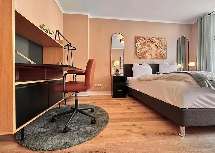 Апартаменты Designer-apartment Mit Balkon Und Kaffeebar, Elbnah Магдебург