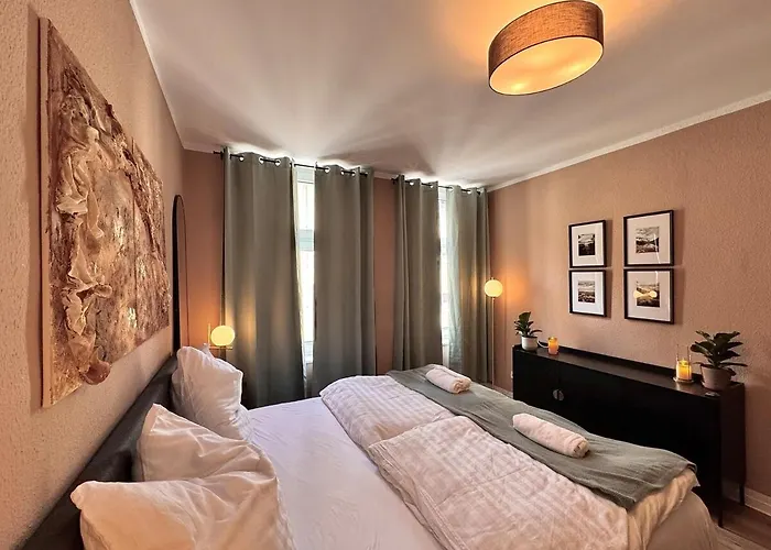 Designer-apartment Mit Balkon Und Kaffeebar, Elbnah * Magdeburgo