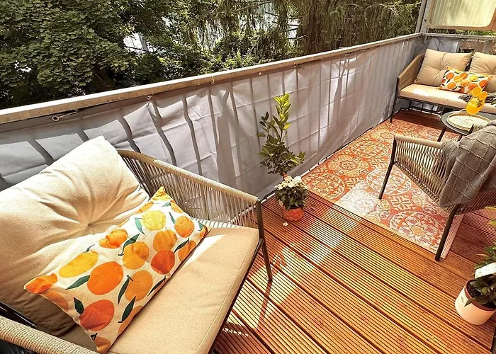 Designer-apartment Mit Balkon Und Kaffeebar, Elbnah Apartamento Magdeburgo